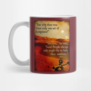 Footprints in the Sand People Mug